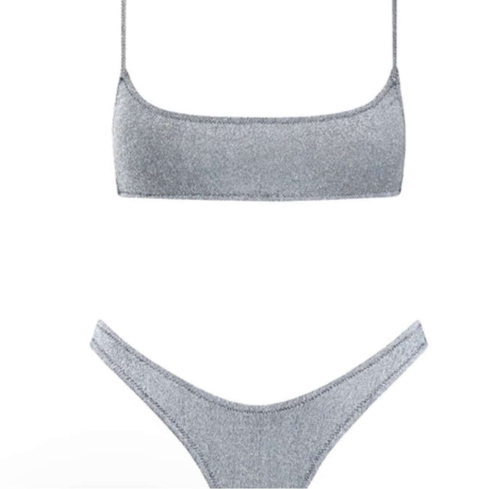 Triangl Silver Sparkle Mica Set in XS